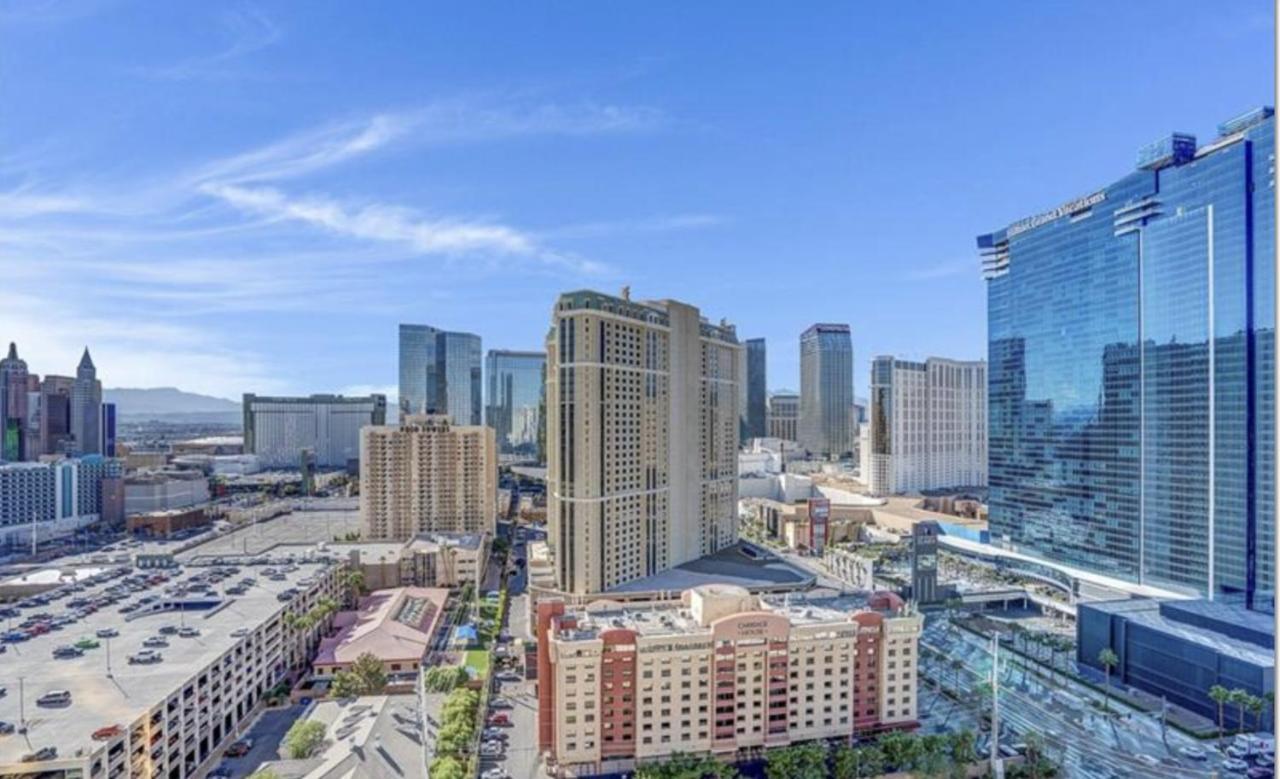 Balcony Full Strip View Suite Mgm Signature Free Valet Las Vegas Ngoại thất bức ảnh