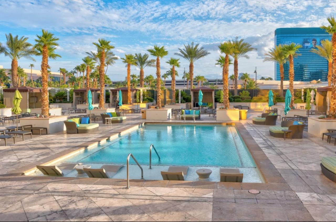 Balcony Full Strip View Suite Mgm Signature Free Valet Las Vegas Ngoại thất bức ảnh