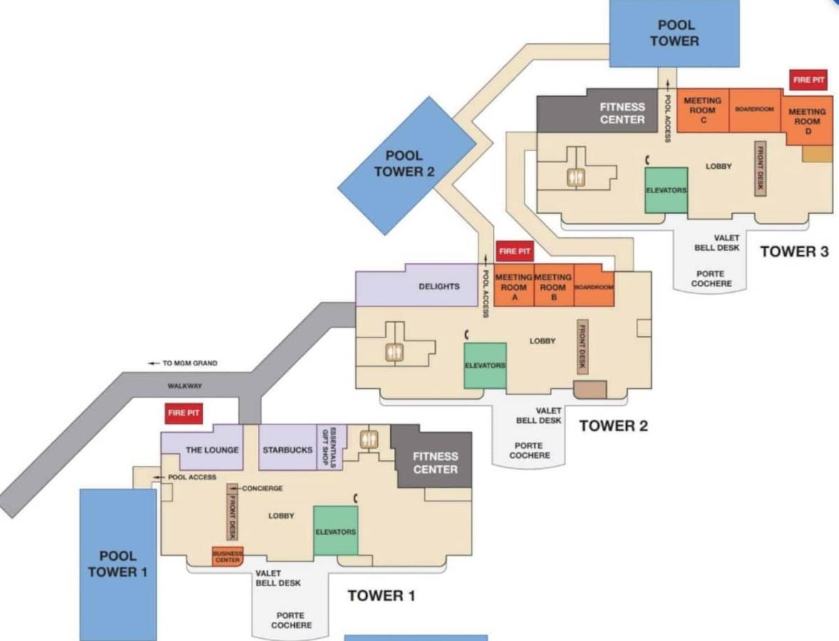 Balcony Full Strip View Suite Mgm Signature Free Valet Las Vegas Ngoại thất bức ảnh