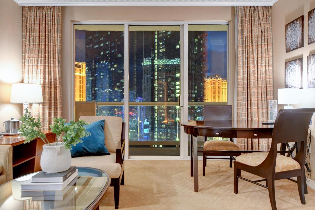 Balcony Full Strip View Suite Mgm Signature Free Valet Las Vegas Ngoại thất bức ảnh