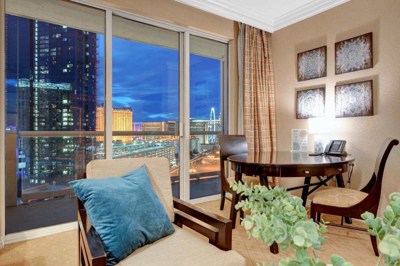 Balcony Full Strip View Suite Mgm Signature Free Valet Las Vegas Ngoại thất bức ảnh