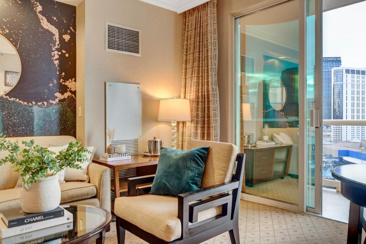 Balcony Full Strip View Suite Mgm Signature Free Valet Las Vegas Ngoại thất bức ảnh